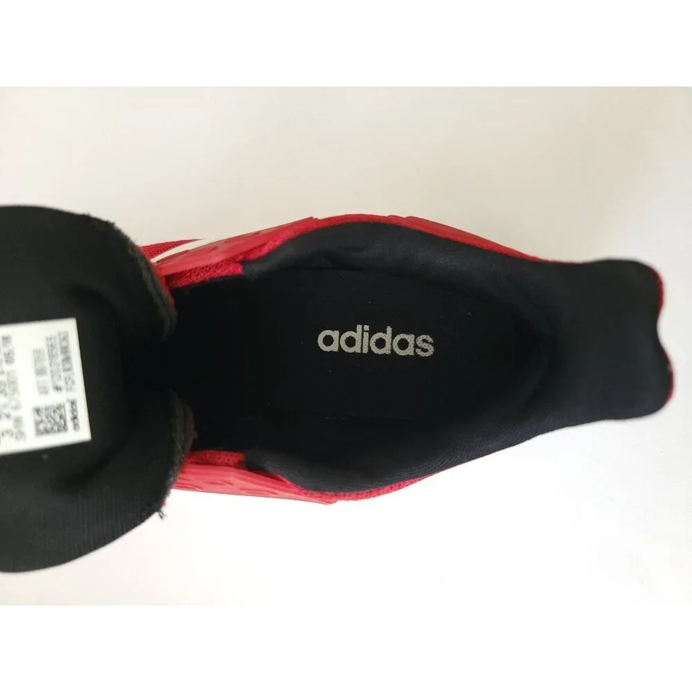 Adidas Duramo 9 Red White Cloudfoam Lite Racer Sneakers Men's Size 3 (BB7059) - Picture 8 of 8